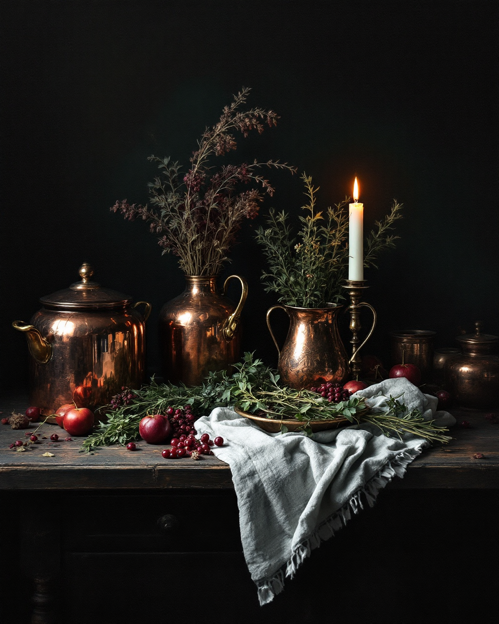 Dark Cottagecore Kitchen Wall Art | Moody Prints
